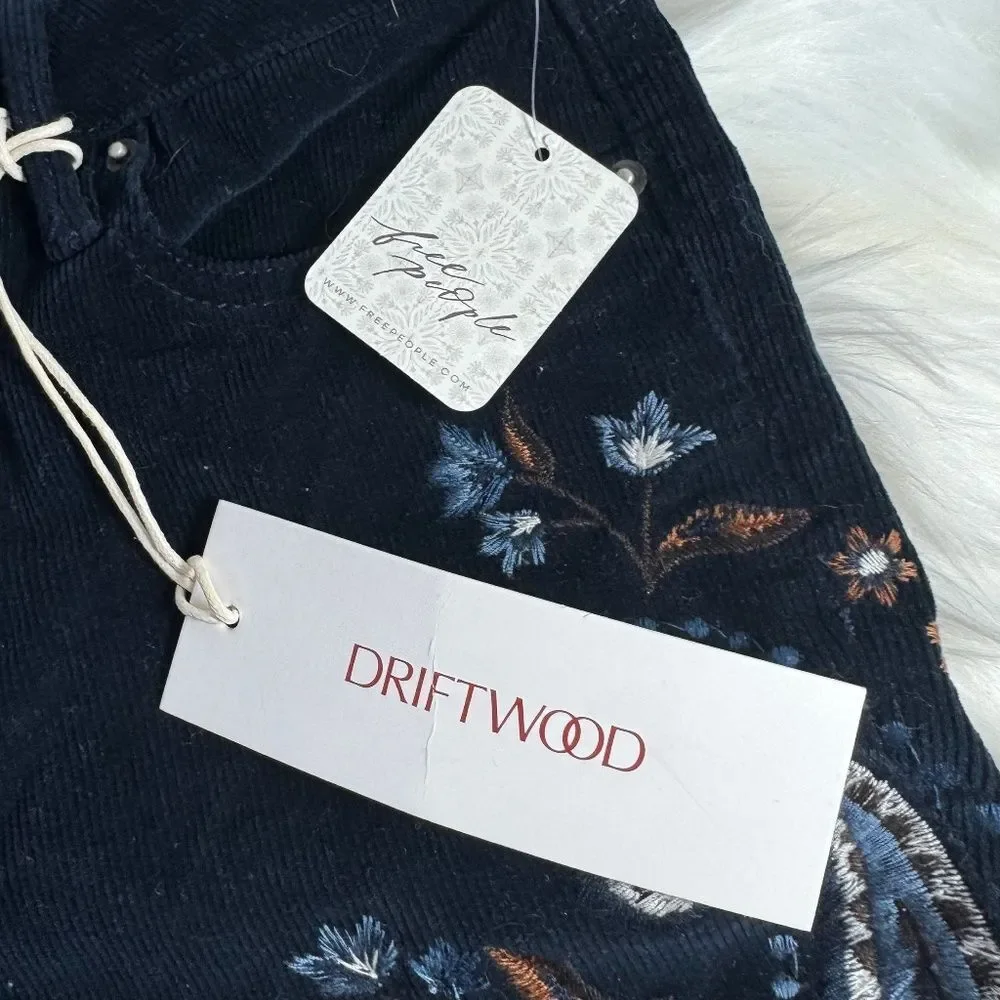 Driftwood‎ X Free People Women's NWT Farrah Moody Paisley Flare Pants Sz 25